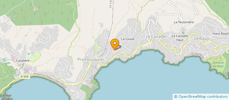 localisation de l'entreprise MONSIEUR JEREMY ROMAN à RAYOL-CANADEL-SUR-MER