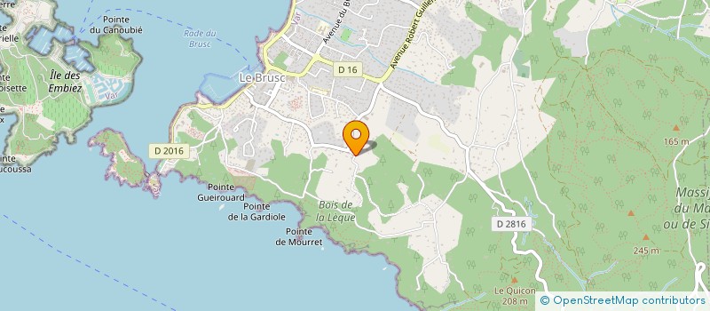 localisation de l'entreprise MONSIEUR JEREMY ROMERO à SIX-FOURS-LES-PLAGES