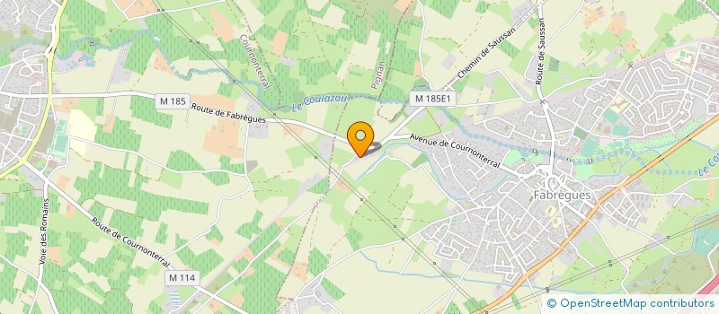 localisation de l'entreprise MONSIEUR JEREMY ROQUES  FABREGUES