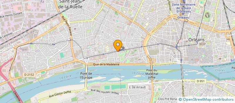 localisation de l'entreprise MONSIEUR JEREMY ROSE  ORLEANS