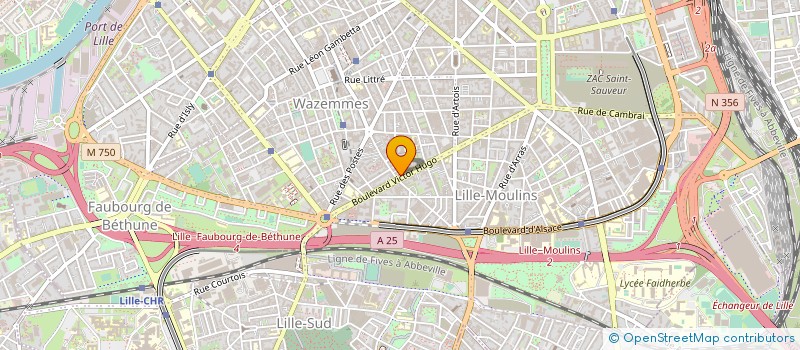 localisation de l'entreprise MONSIEUR JEREMY ROSSIGNOL à LILLE
