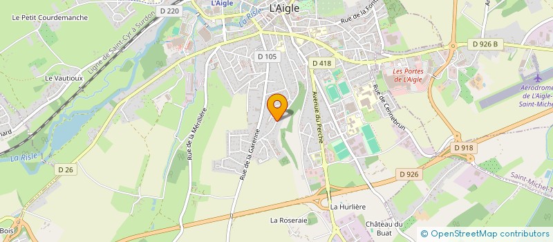 localisation de l'entreprise MONSIEUR JEREMY ROTY à L'AIGLE