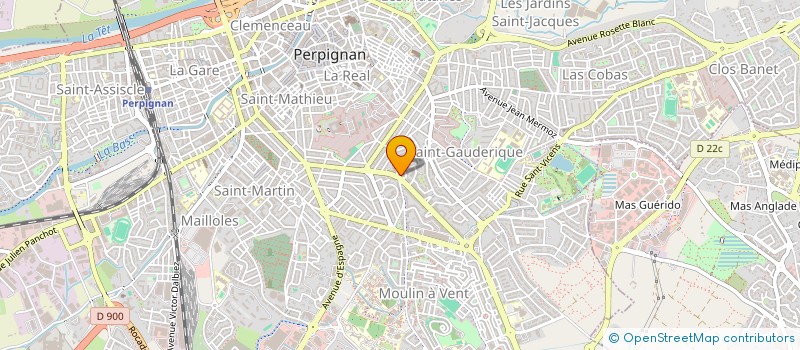 localisation de l'entreprise MONSIEUR JEREMY ROUAIX  PERPIGNAN