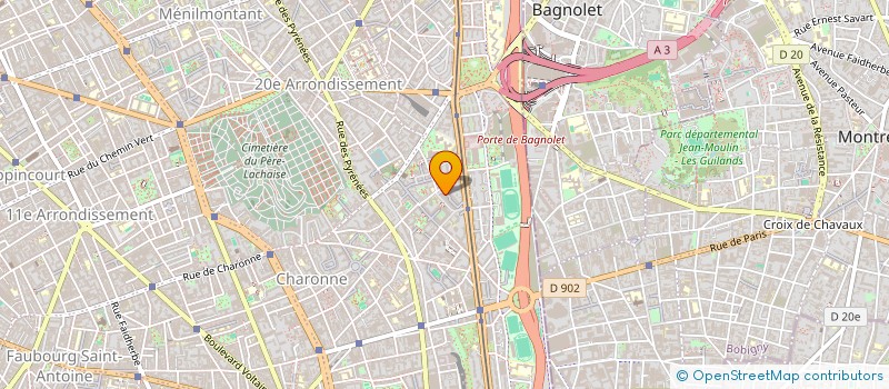 localisation de l'entreprise MONSIEUR JEREMY ROUBIEU  PARIS