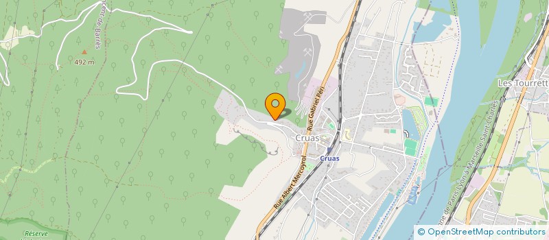 localisation de l'entreprise MONSIEUR JEREMY ROUBY  CRUAS