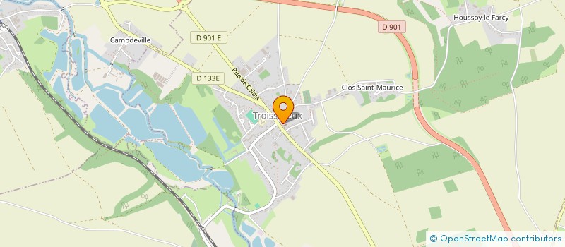 localisation de l'entreprise MONSIEUR JEREMY ROUILLARD  TROISSEREUX