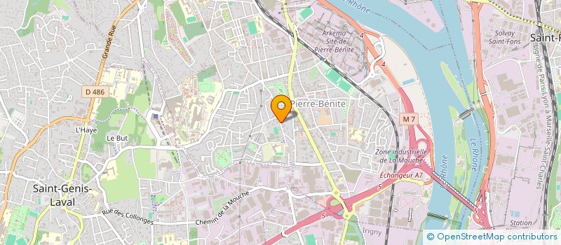 localisation de l'entreprise MONSIEUR JEREMY ROUSSEAU  OULLINS-PIERRE-BENITE