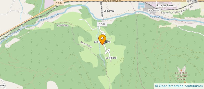 localisation de l'entreprise MONSIEUR JEREMY ROUSSEAU  MONTMAUR