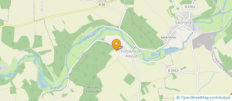 localisation de l'entreprise MONSIEUR JEREMY ROUSSEAU à FONTAINE-LES-RIBOUTS