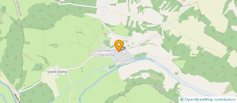 localisation de l'entreprise MONSIEUR JEREMY ROUZEAU  SOUSSEY-SUR-BRIONNE