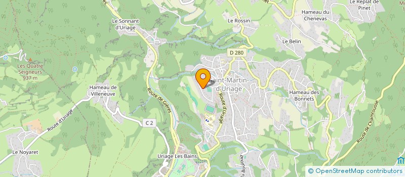 localisation de l'entreprise MONSIEUR JEREMY ROYER  SAINT-MARTIN-D'URIAGE