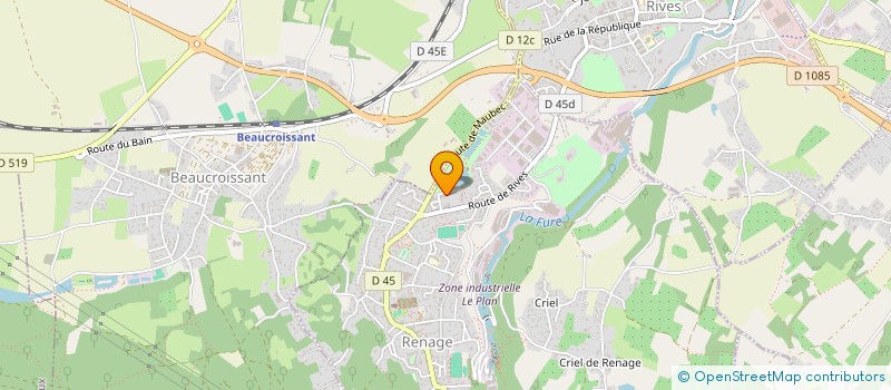 localisation de l'entreprise MONSIEUR JEREMY RUIZ  RENAGE