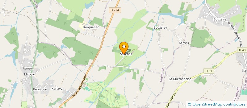 localisation de l'entreprise MONSIEUR JEREMY SAILLE  GUERANDE