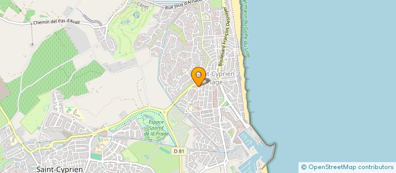 localisation de l'entreprise MONSIEUR JEREMY SALEILLAS  SAINT-CYPRIEN