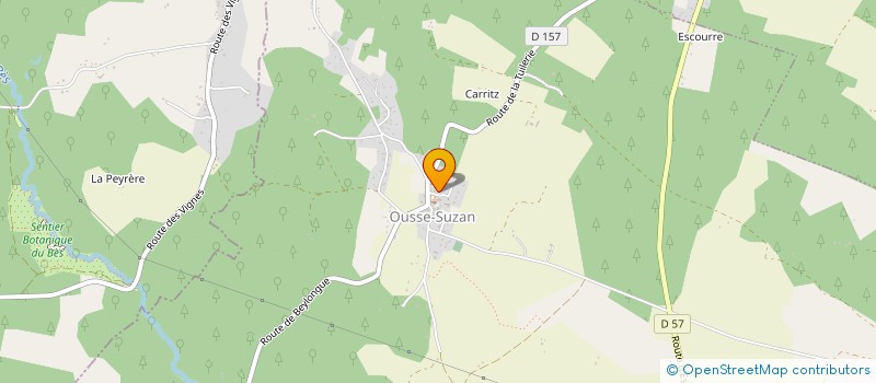 localisation de l'entreprise MONSIEUR JEREMY SALLE  OUSSE-SUZAN