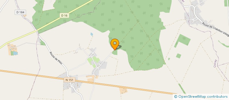 localisation de l'entreprise MONSIEUR JEREMY SALTARIN  CIVRAY