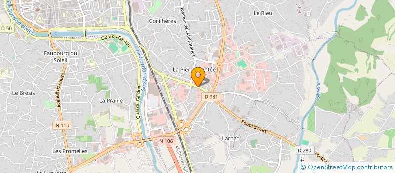 localisation de l'entreprise MONSIEUR JEREMY SANCHEZ à ALES