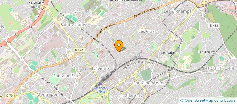 localisation de l'entreprise MONSIEUR JEREMY SANTI  BESANCON