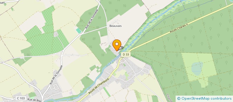 localisation de l'entreprise MONSIEUR JEREMY SASSIAT  HUISSEAU-SUR-COSSON