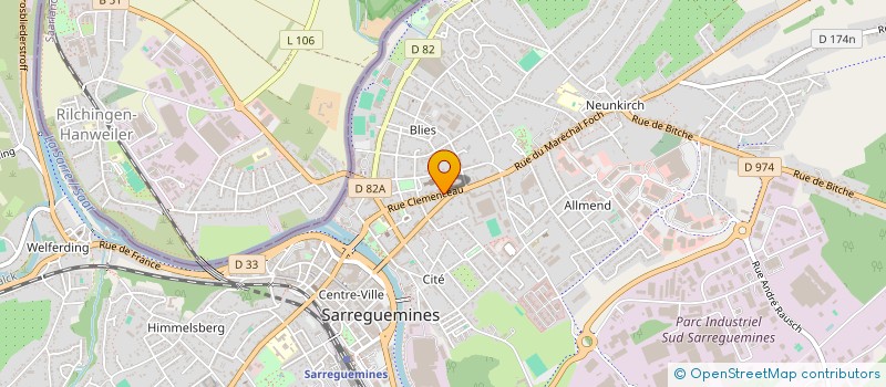 localisation de l'entreprise MONSIEUR JEREMY SATTLER à SARREGUEMINES