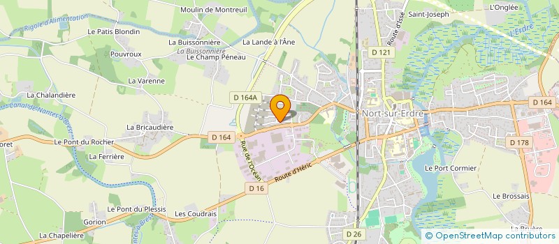 localisation de l'entreprise MONSIEUR JEREMY SAULNIER à NORT-SUR-ERDRE