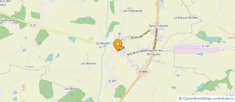 localisation de l'entreprise MONSIEUR JEREMY SCHIED à LE PIN