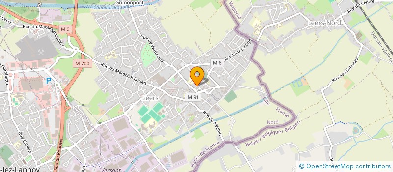 localisation de l'entreprise MONSIEUR JEREMY SCHODDUYN  LEERS