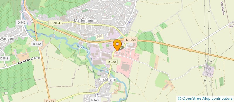 localisation de l'entreprise MONSIEUR JEREMY SCHUB  MARLENHEIM