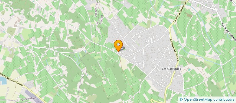 localisation de l'entreprise MONSIEUR JEREMY SCORDO  CARPENTRAS