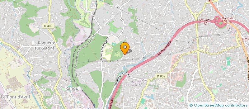 localisation de l'entreprise MONSIEUR JEREMY SCULLARD  MOUGINS