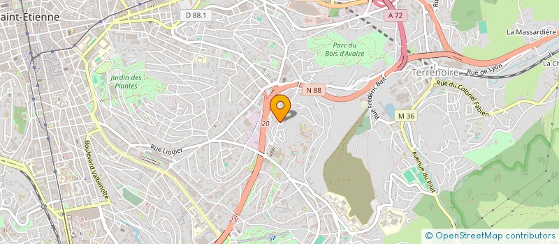 localisation de l'entreprise MONSIEUR JEREMY SEGARRA  SAINT-ETIENNE