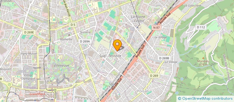 localisation de l'entreprise MONSIEUR JEREMY SEKSEK  SAINT-MARTIN-D'HERES