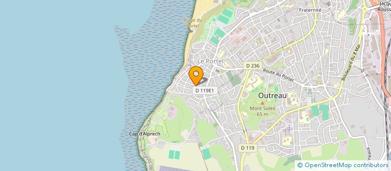 localisation de l'entreprise MONSIEUR JEREMY SENECAT  LE PORTEL