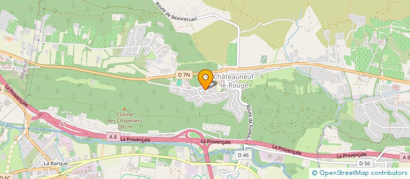 localisation de l'entreprise MONSIEUR JEREMY SERT  CHATEAUNEUF-LE-ROUGE