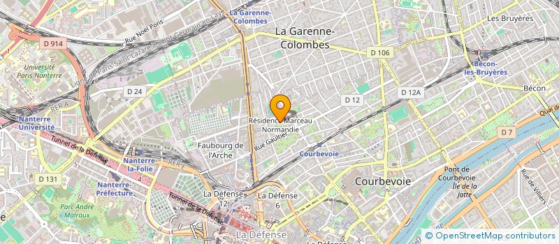 localisation de l'entreprise MONSIEUR JEREMY SICOT  COURBEVOIE