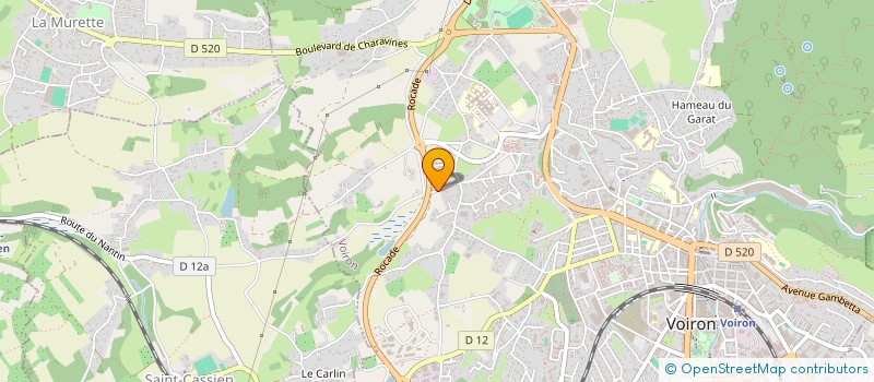 localisation de l'entreprise MONSIEUR JEREMY SIDIBE  VOIRON