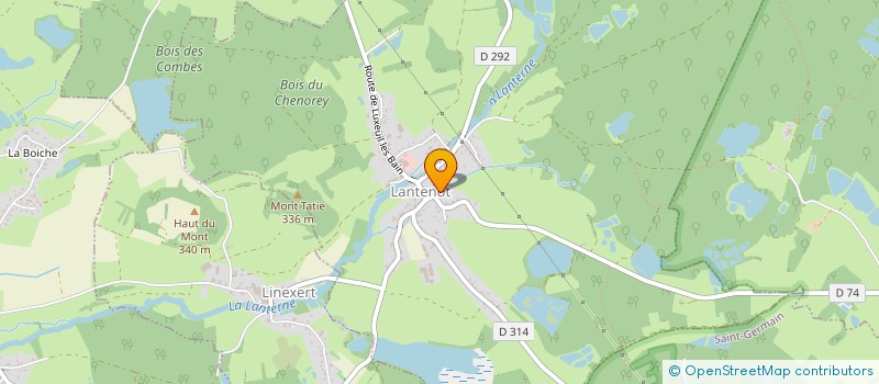 localisation de l'entreprise MONSIEUR JEREMY SIGNE  LANTENOT