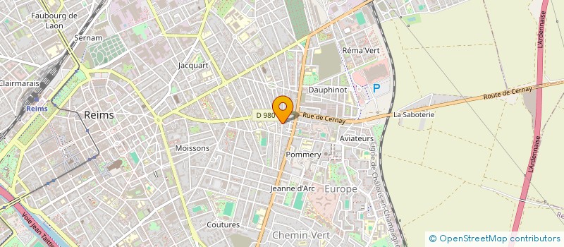 localisation de l'entreprise MONSIEUR JEREMY SIHL  REIMS