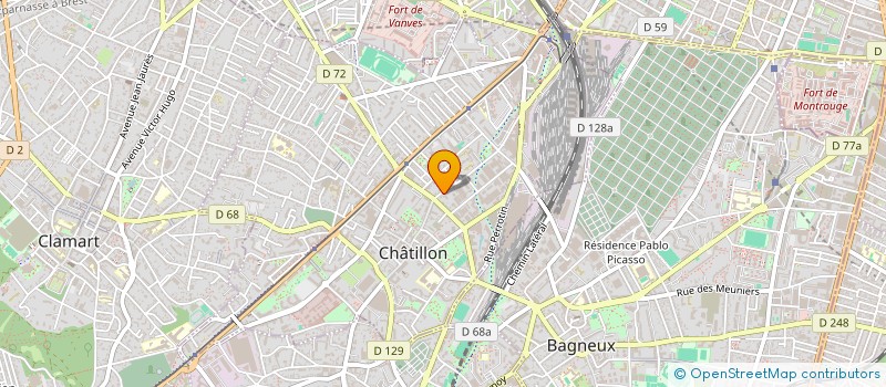 localisation de l'entreprise MONSIEUR JEREMY SILBERSTEIN  CHATILLON