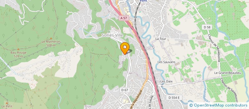 localisation de l'entreprise MONSIEUR JEREMY SINZELLE  SOLLIES-VILLE