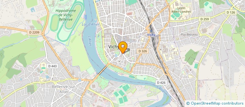 localisation de l'entreprise MONSIEUR JEREMY SLAMA à VICHY