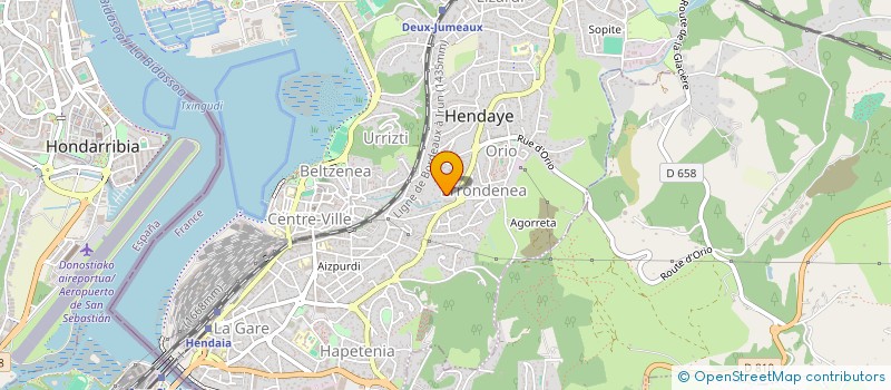 localisation de l'entreprise MONSIEUR JEREMY SMITH à HENDAYE