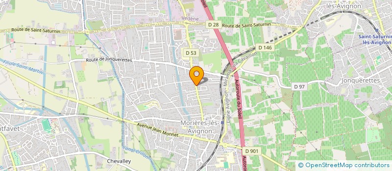 localisation de l'entreprise MONSIEUR JEREMY SOLER  MORIERES-LES-AVIGNON