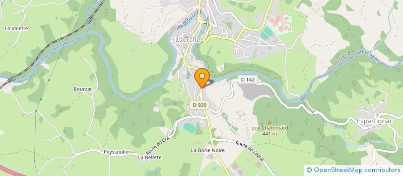 localisation de l'entreprise MONSIEUR JEREMY SOPENA à UZERCHE