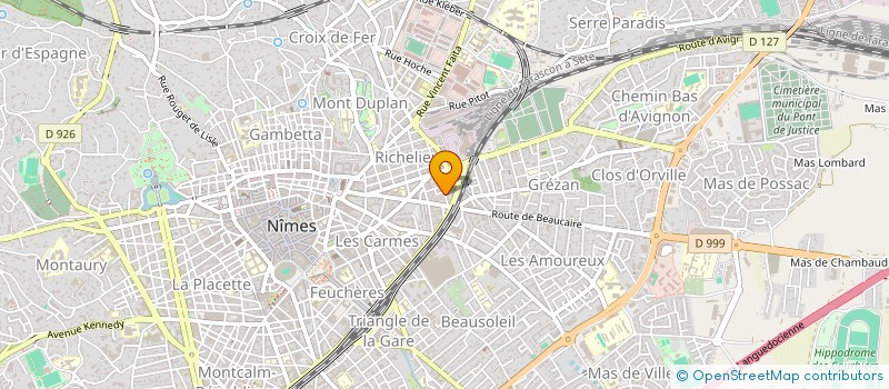 localisation de l'entreprise MONSIEUR JEREMY SOTO  MAURESSARGUES