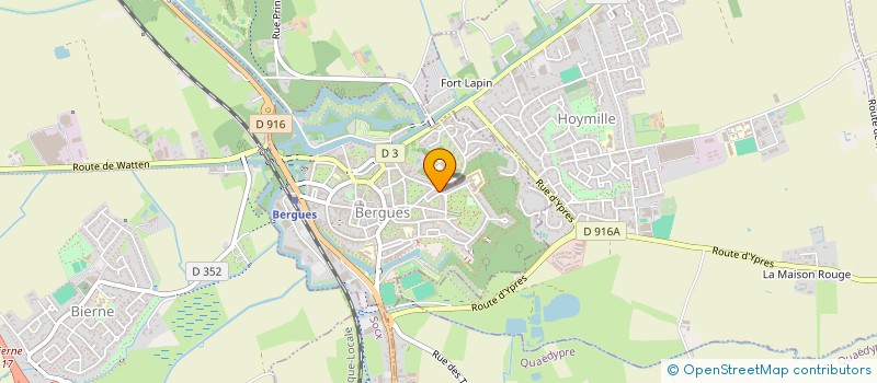 localisation de l'entreprise MONSIEUR JEREMY SOUDANT  BERGUES