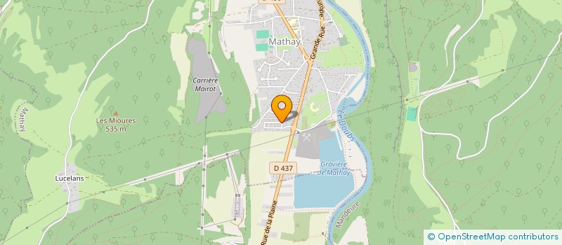 localisation de l'entreprise MONSIEUR JEREMY SOUDEIL  MATHAY