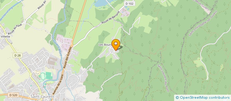 localisation de l'entreprise MONSIEUR JEREMY SOUGEY LARDIN  SAINT-LAURENT-DU-PONT