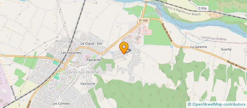 localisation de l'entreprise MONSIEUR JEREMY SOUILLE  LORIOL-SUR-DROME