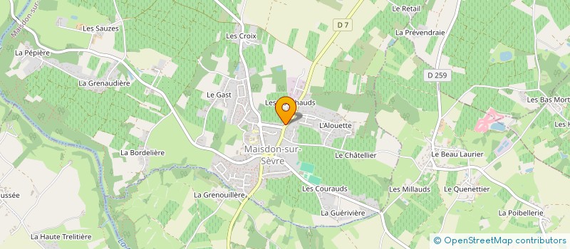 localisation de l'entreprise MONSIEUR JEREMY SOUSA  MAISDON-SUR-SEVRE